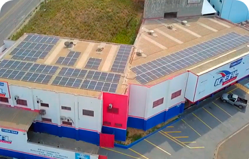 Projeto de energia solar comercial SegSun